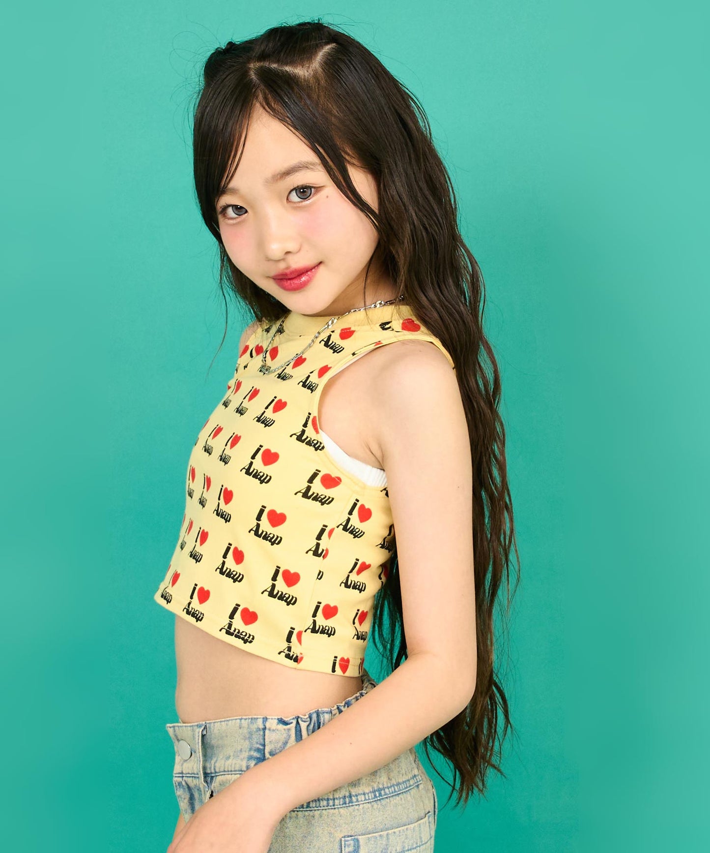 ILOVE ANAP タンクトップ【キッズお揃い】 913-7699