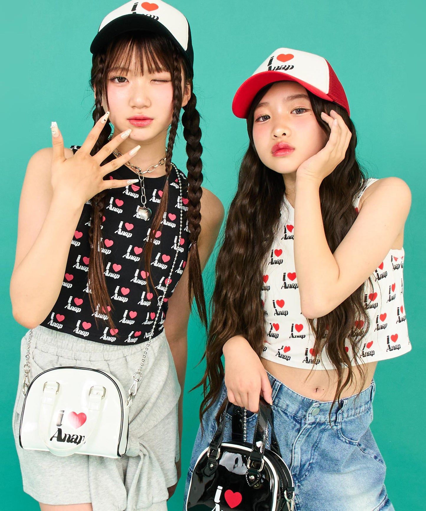 ILOVE ANAP タンクトップ【キッズお揃い】 913-7699