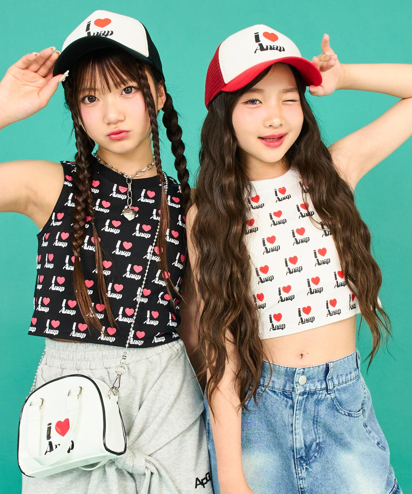 ILOVE ANAP タンクトップ【キッズお揃い】 913-7699