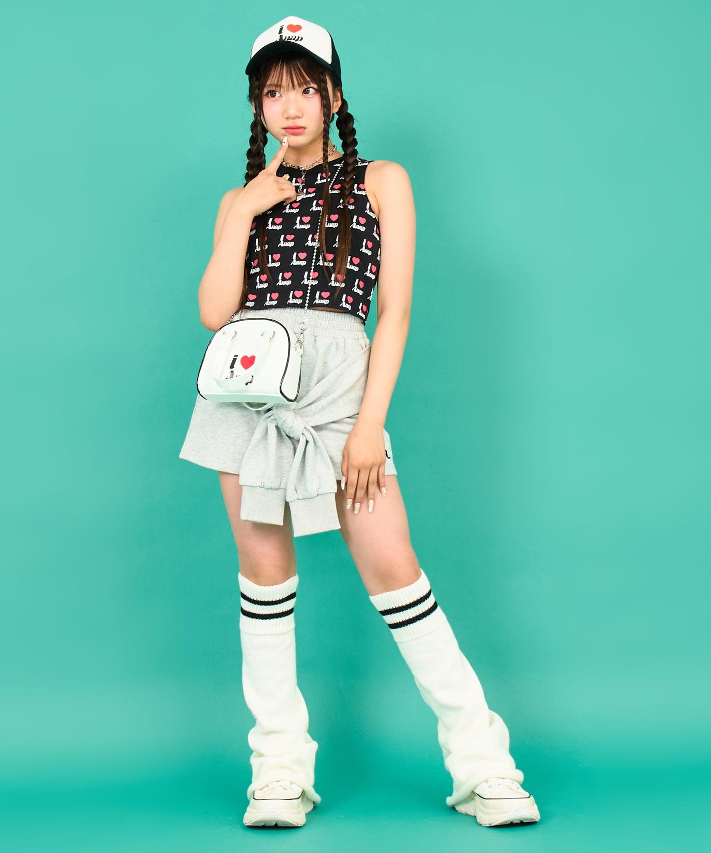 ILOVE ANAP タンクトップ【キッズお揃い】 913-7699