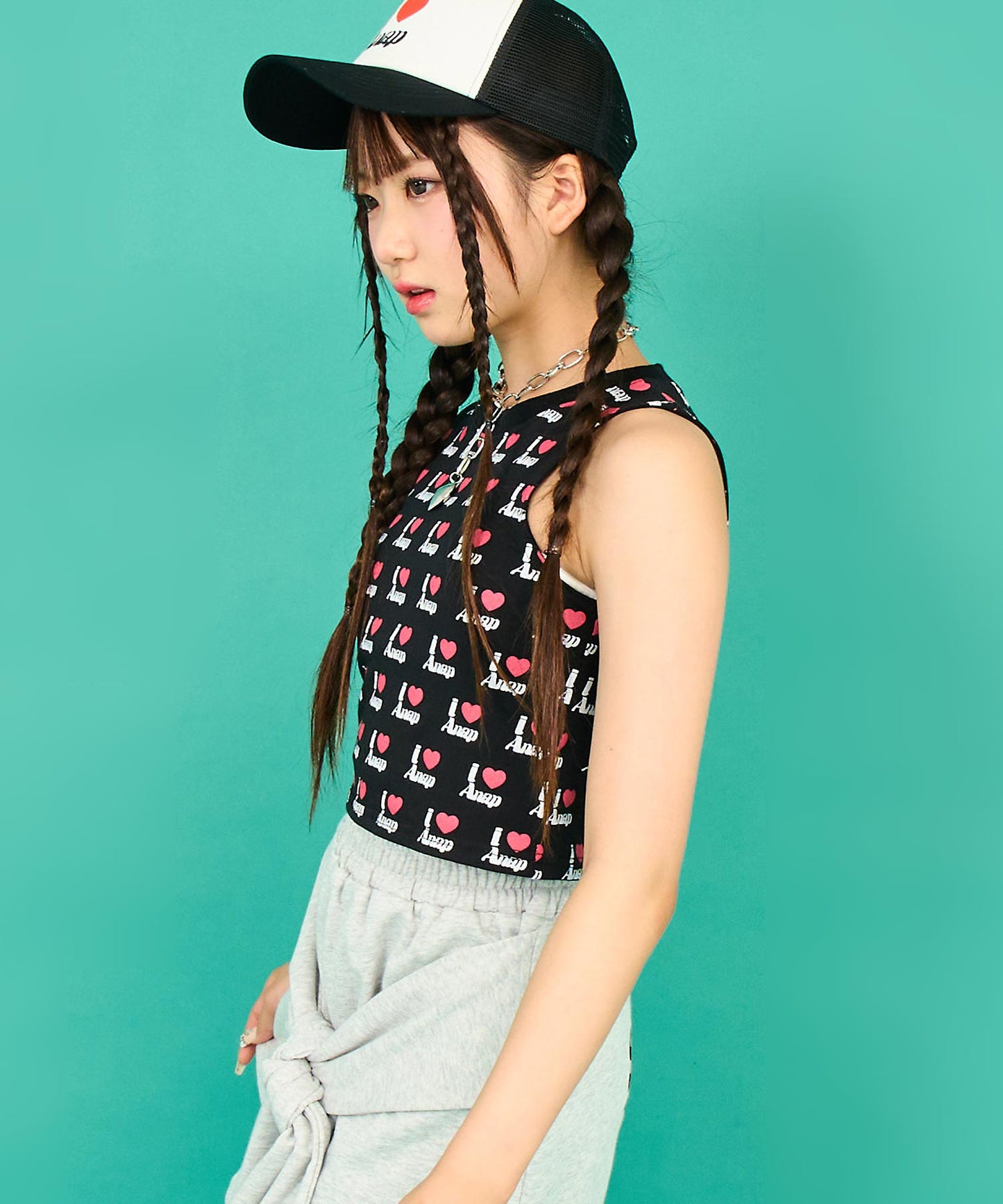 ILOVE ANAP タンクトップ【キッズお揃い】 913-7699