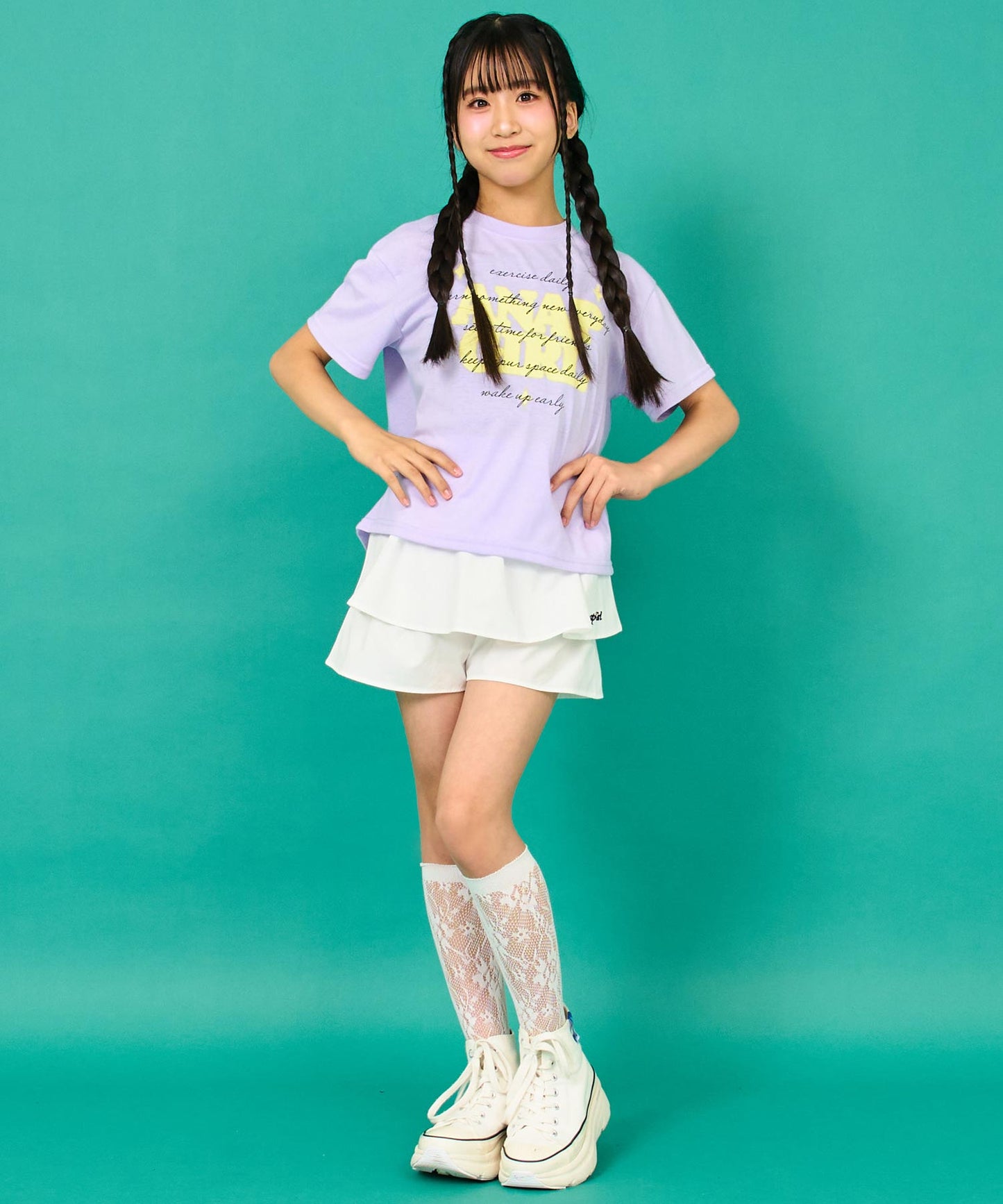 ラベンダー/145cm(Sサイズ着用)