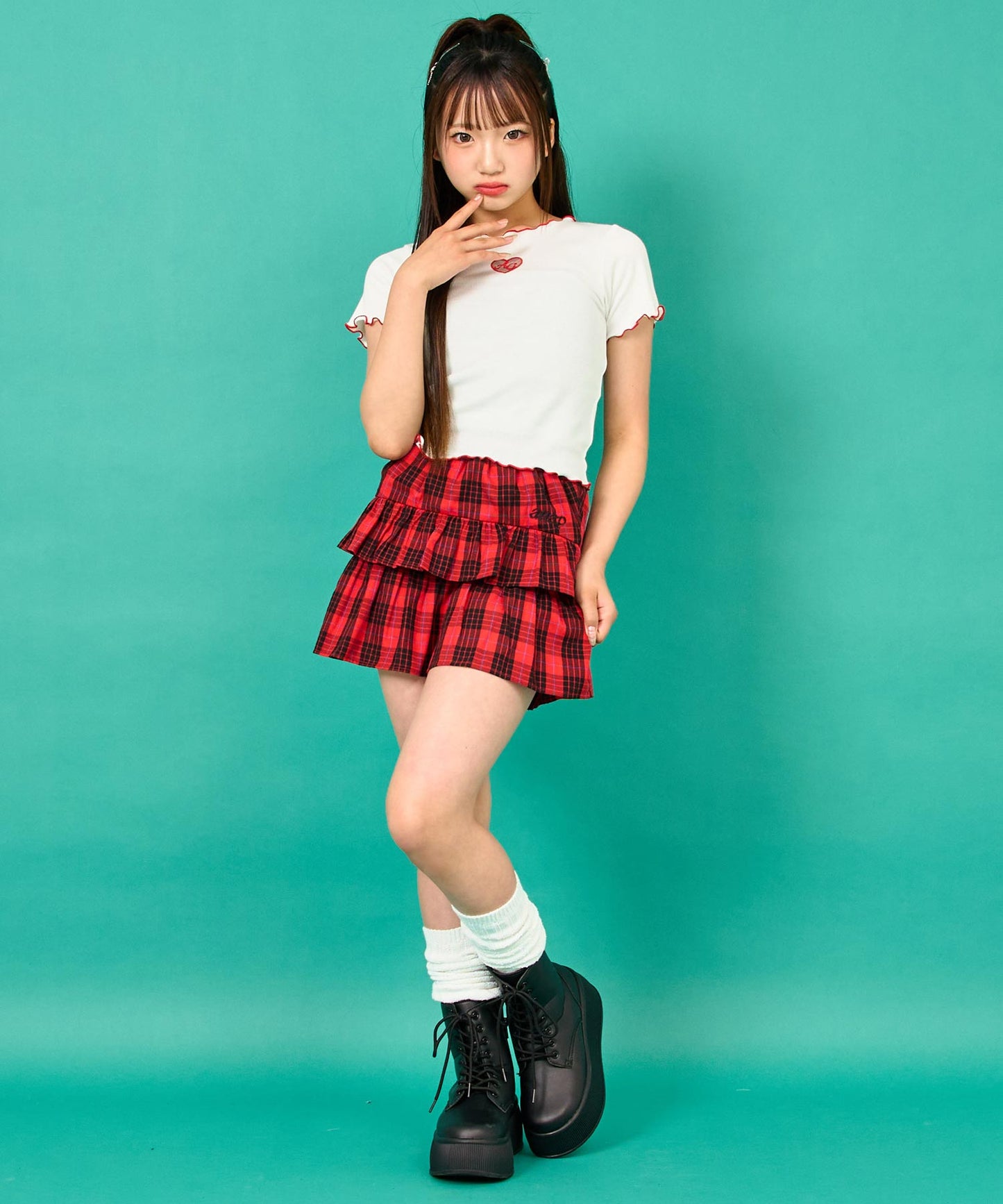 ホワイト/149cm(Sサイズ着用)