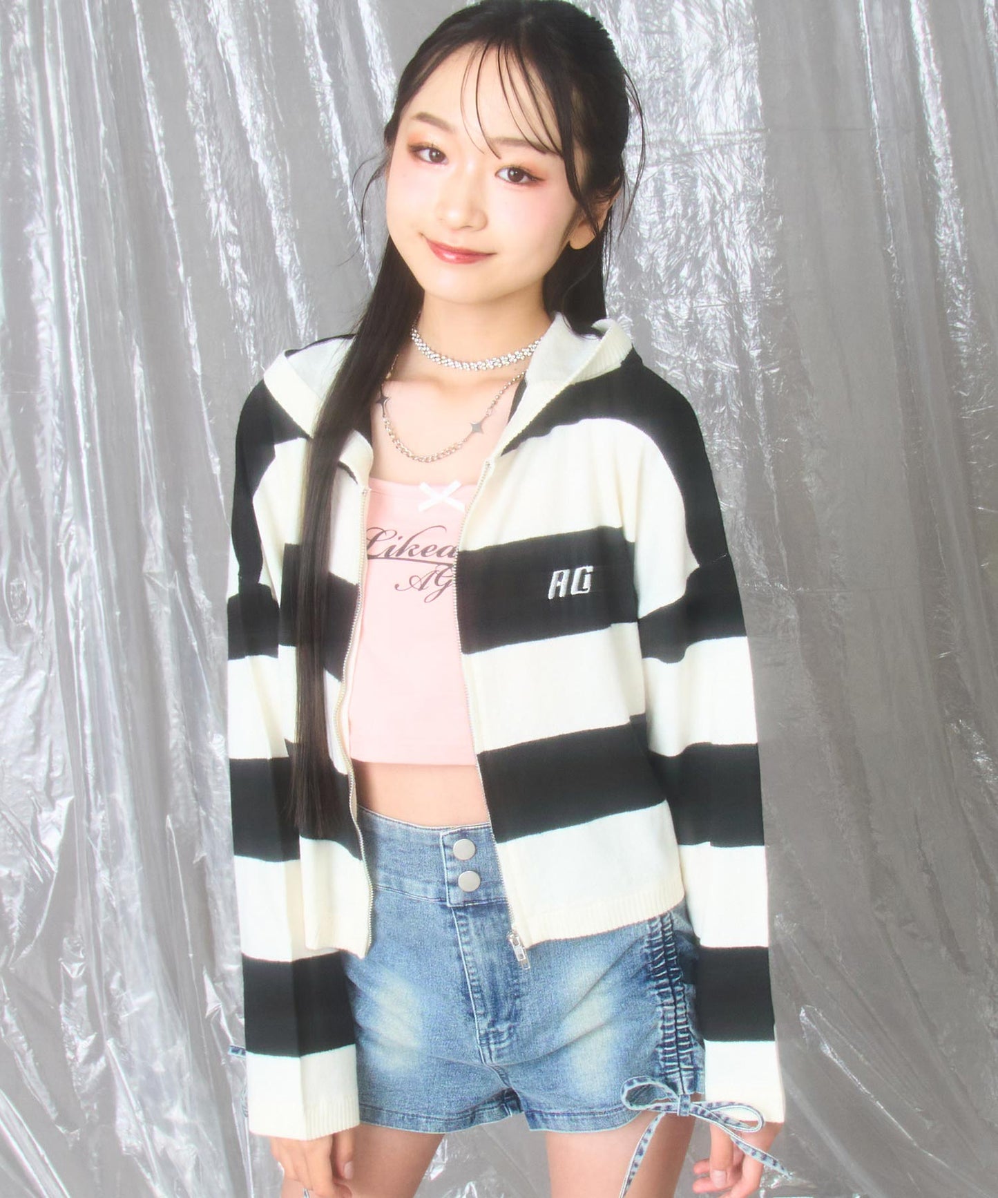 ライトピンク/150cm(Sサイズ着用)