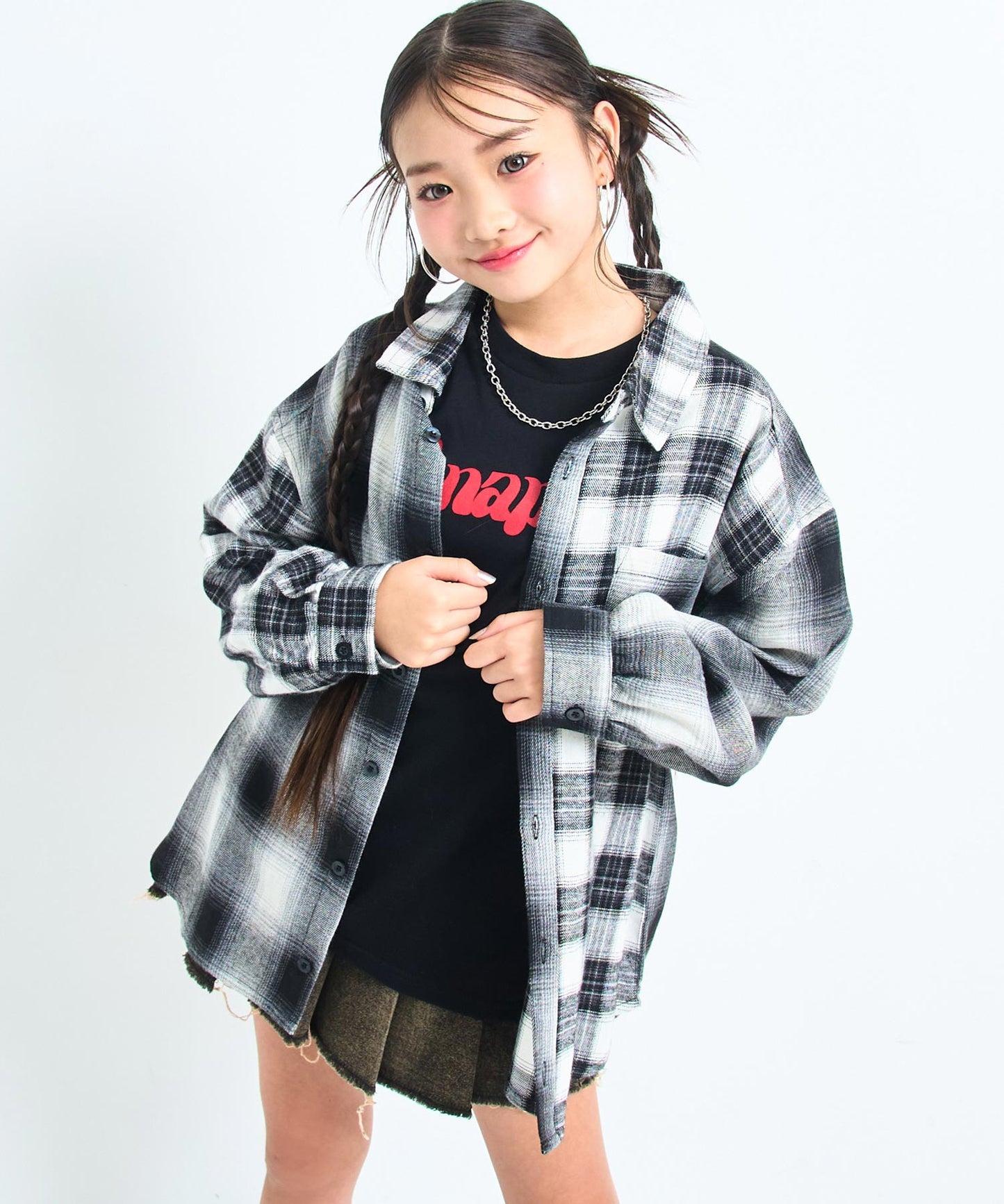 グレー/143cm(XSサイズ着用)