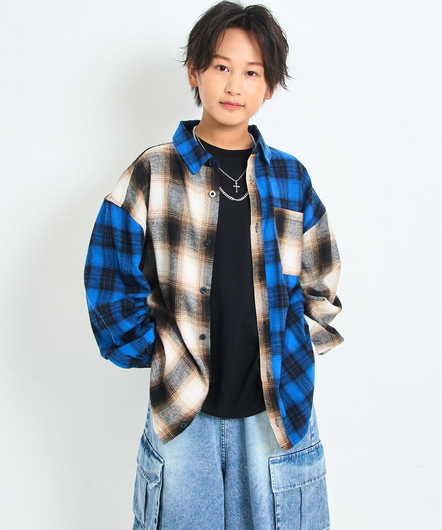 ブラウン/151cm(Sサイズ着用)