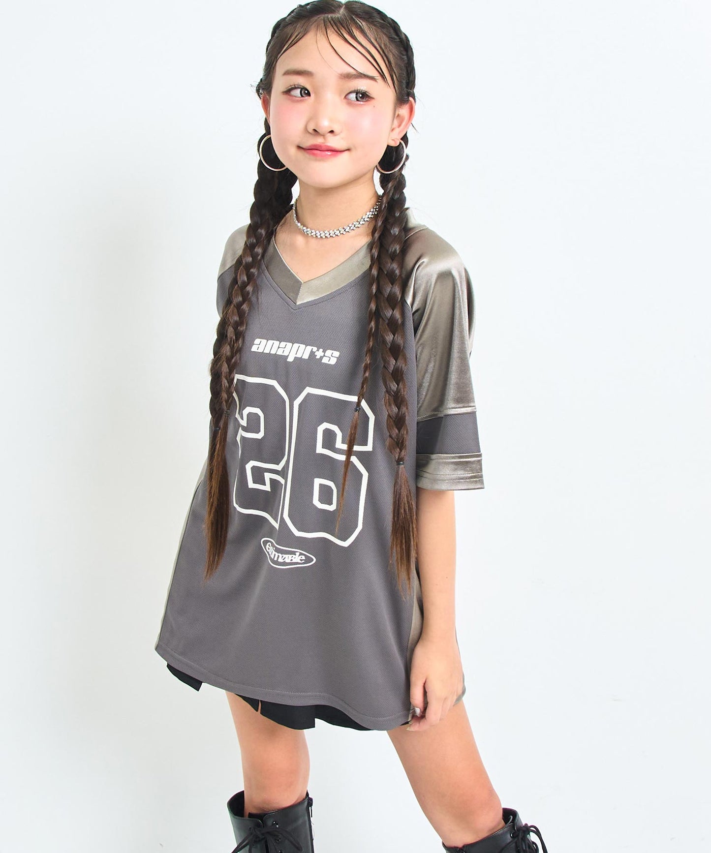 ダークグレー/143cm(XSサイズ着用)