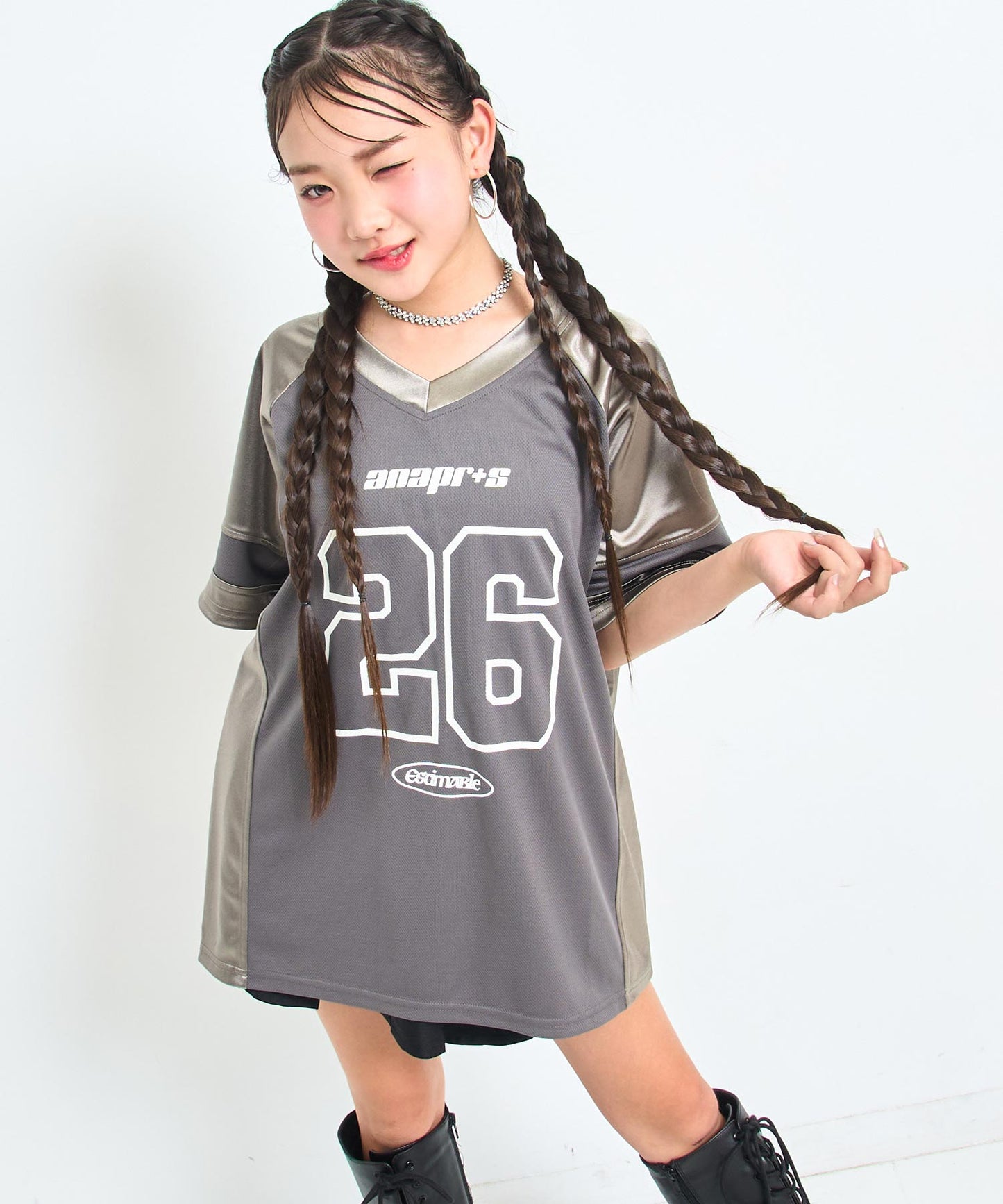 ダークグレー/143cm(XSサイズ着用)