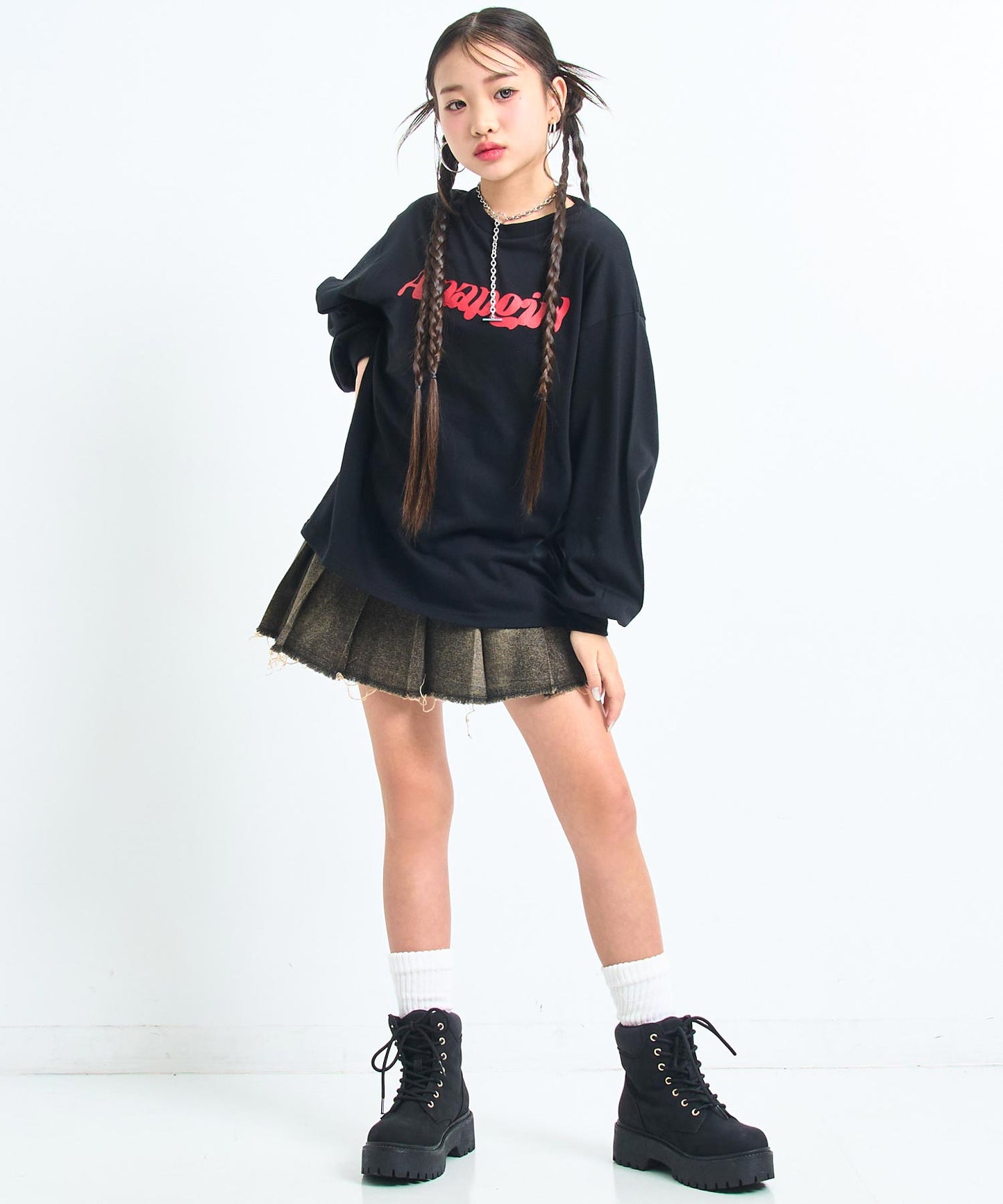 ブラック/143cm(XSサイズ着用)