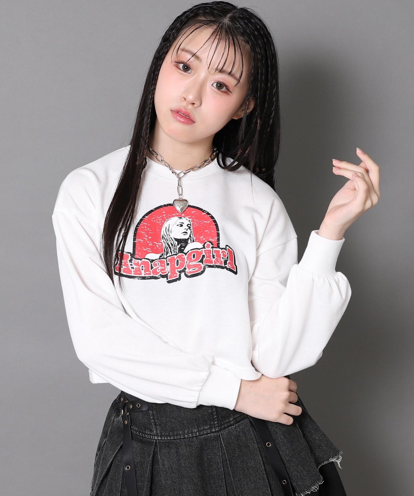 ホワイト/157cm(Mサイズ着用)