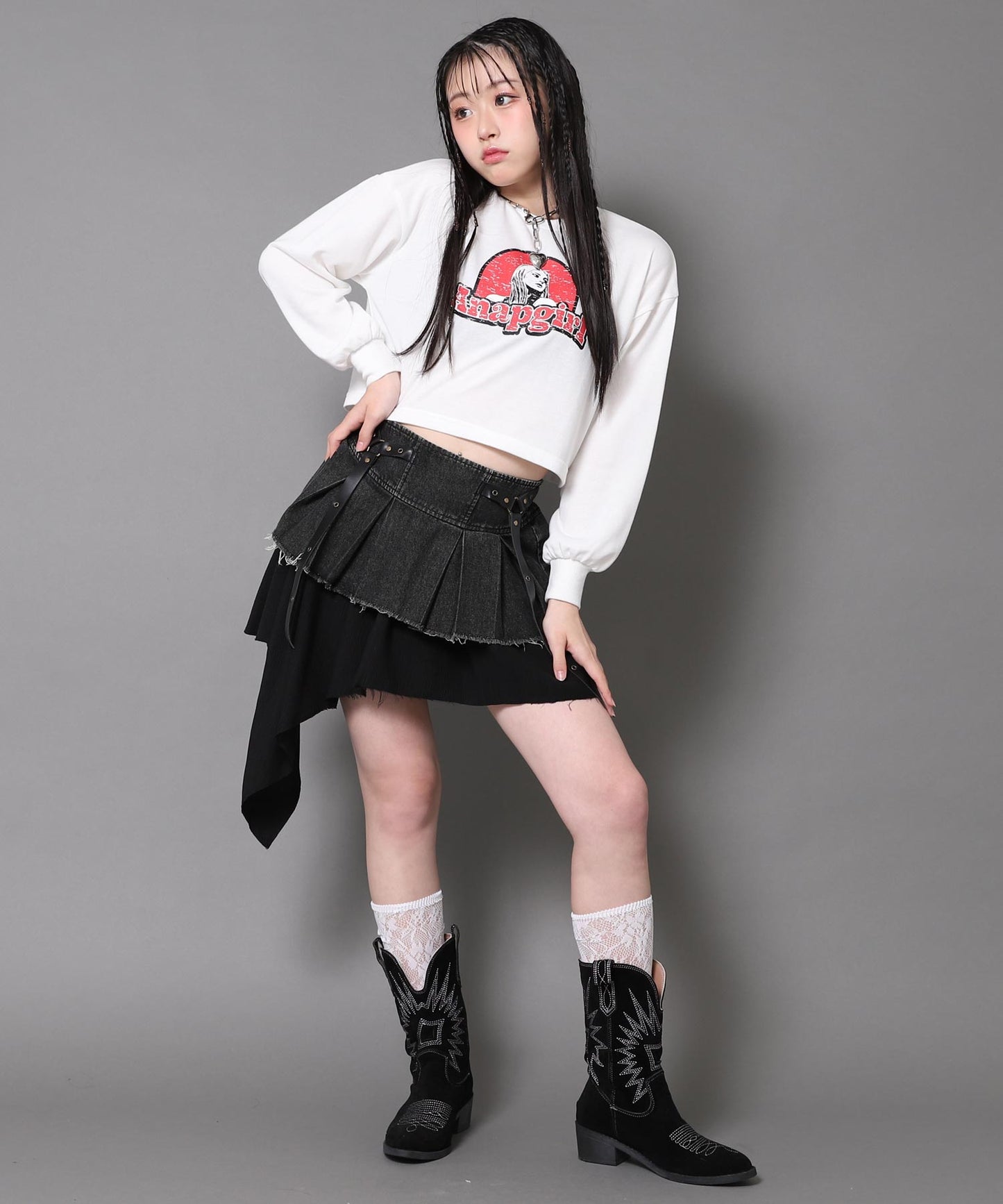 ホワイト/157cm(Mサイズ着用)