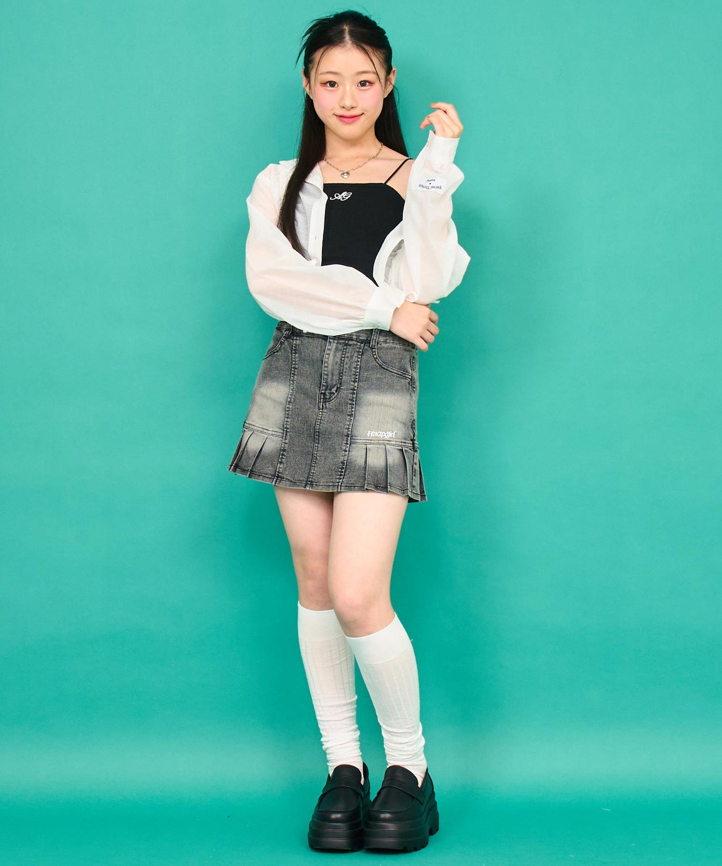 ホワイト/157cm(Sサイズ着用)