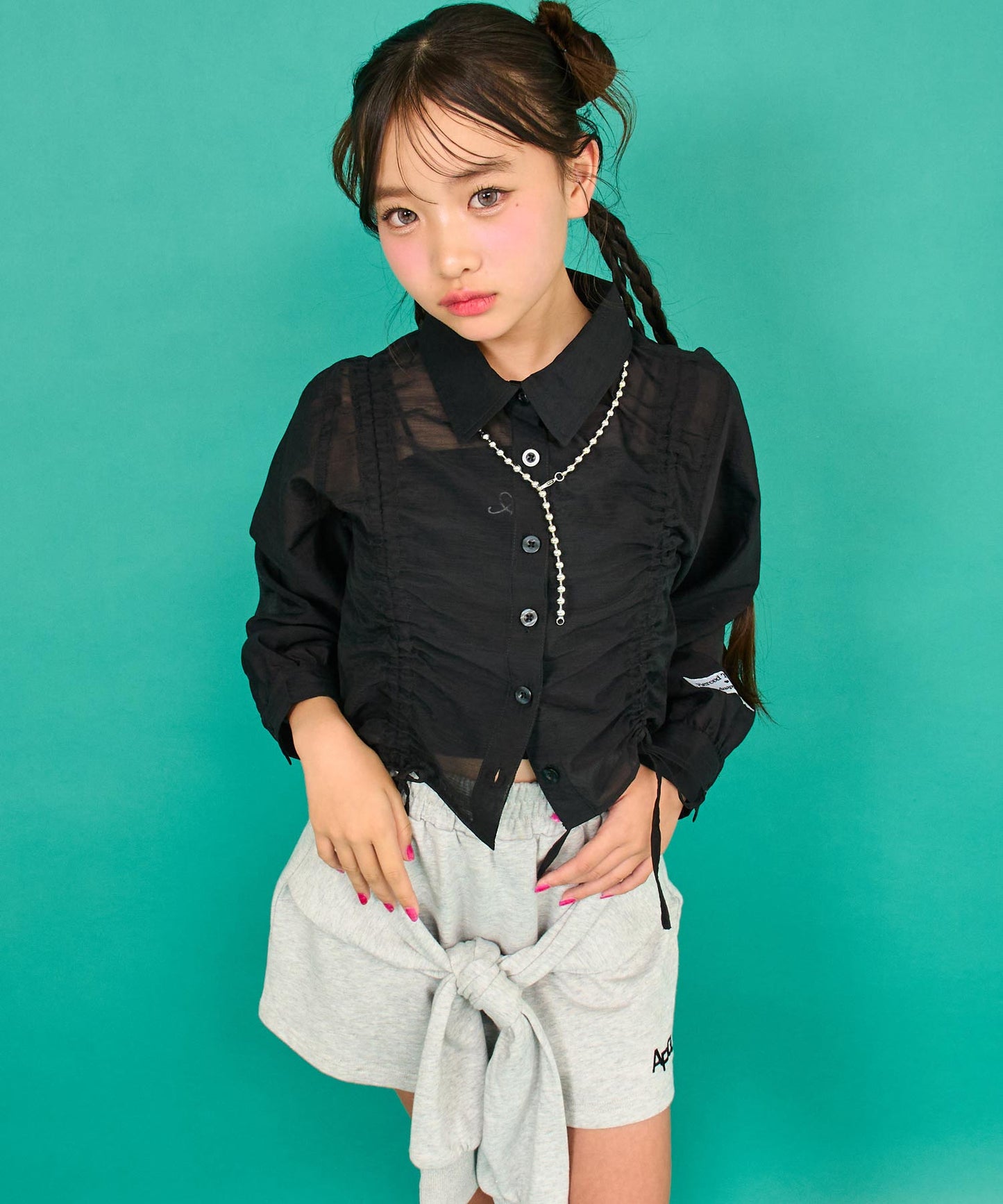 ブラック/143cm(XSサイズ着用)