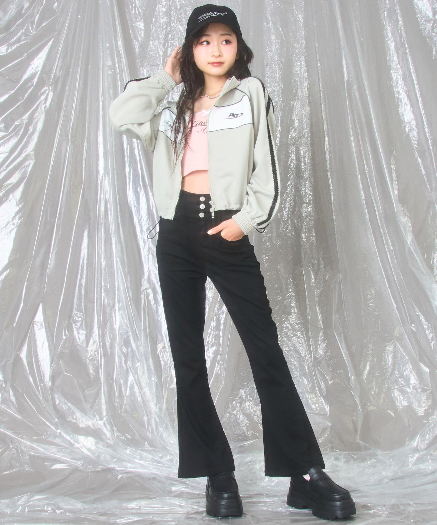 ライトグレー/150cm(Sサイズ着用)