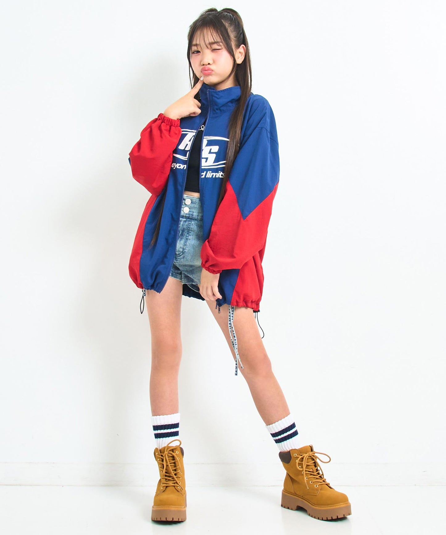 ネイビー/143cm(XSサイズ着用)