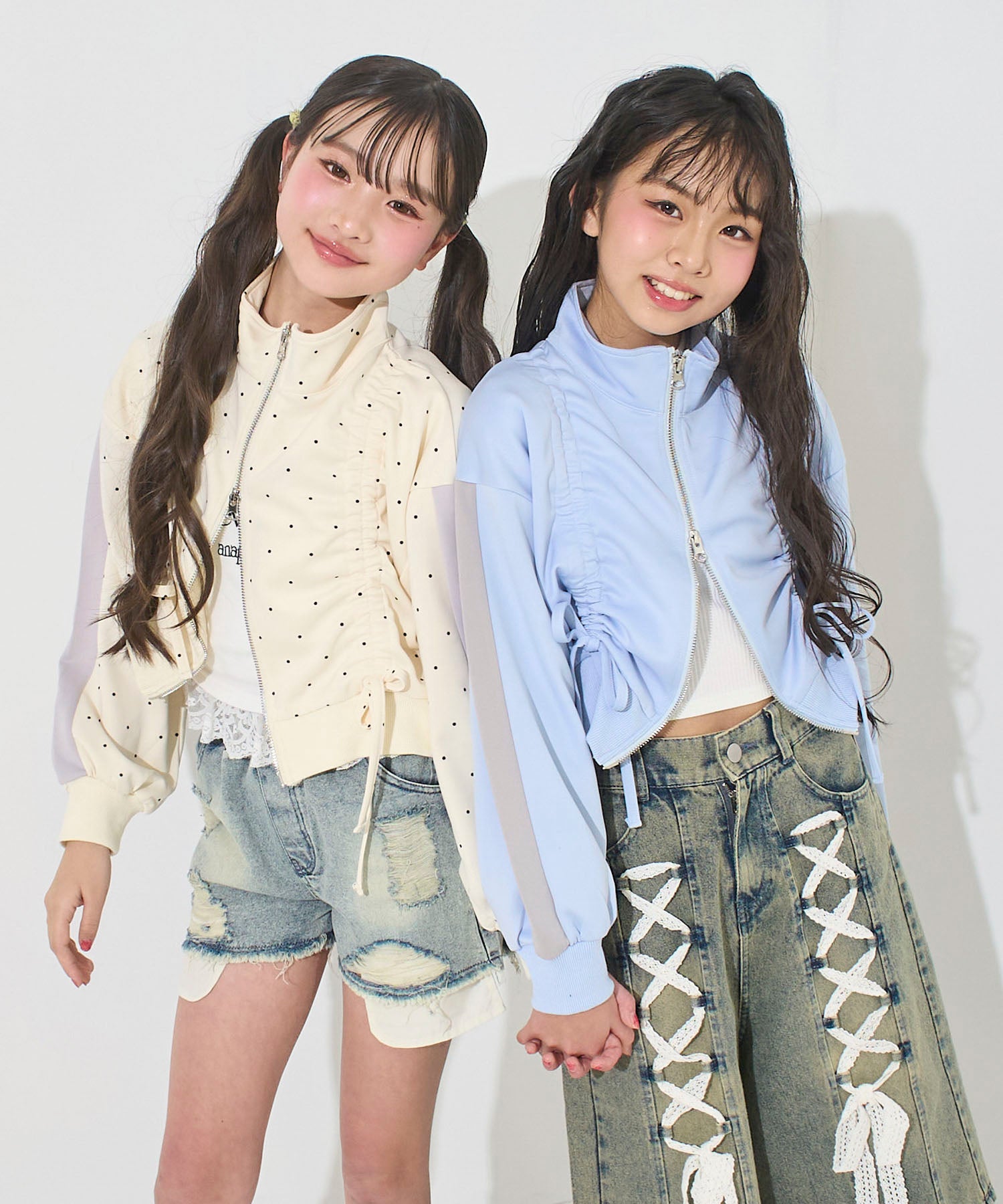 yumi様　ダブルスタンダード　配色ラインショートジャージブルゾン ESSENTIAL / 配色ラインカーゴトラックパンツ BOTTOMS Night STORE