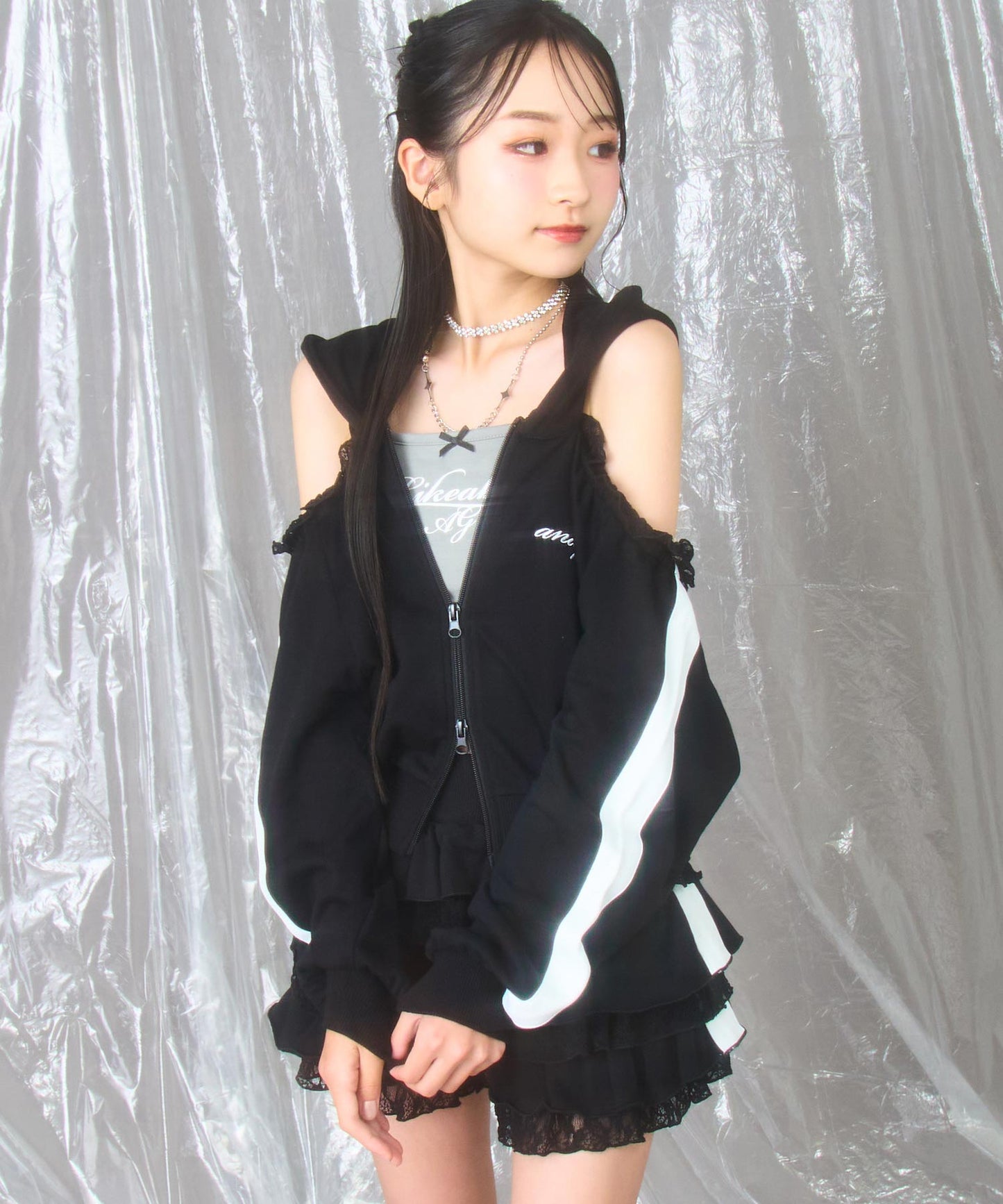 ブラック/150cm(Sサイズ着用)