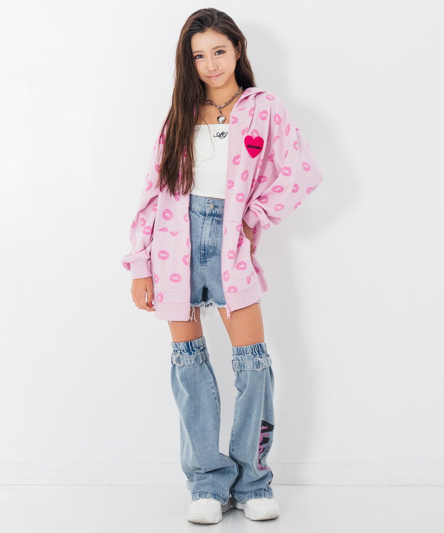 ブルー/152cm(Sサイズ着用)