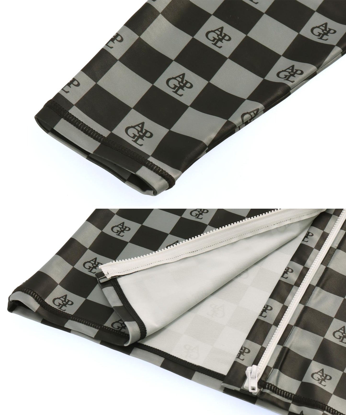 チェック ロゴ ラグラン ラッシュガード 919-7687