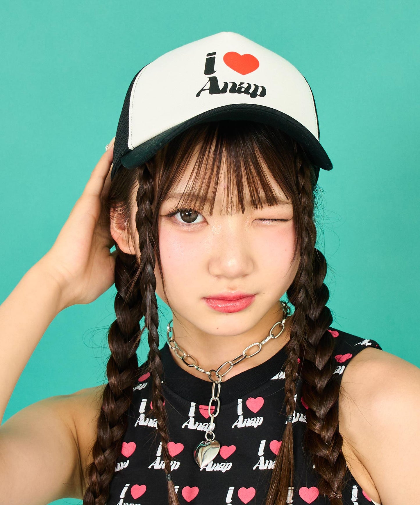 ILOVE ANAP メッシュキャップ 919-7706