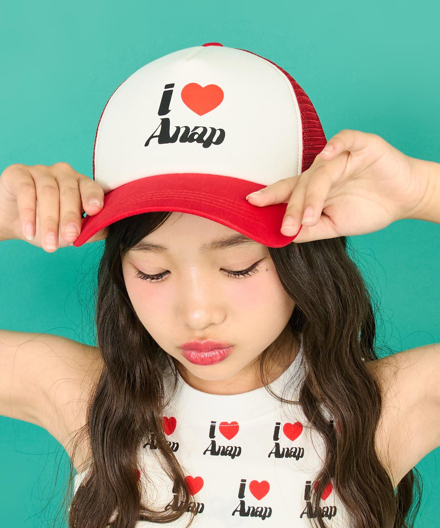 ILOVE ANAP メッシュキャップ 919-7706