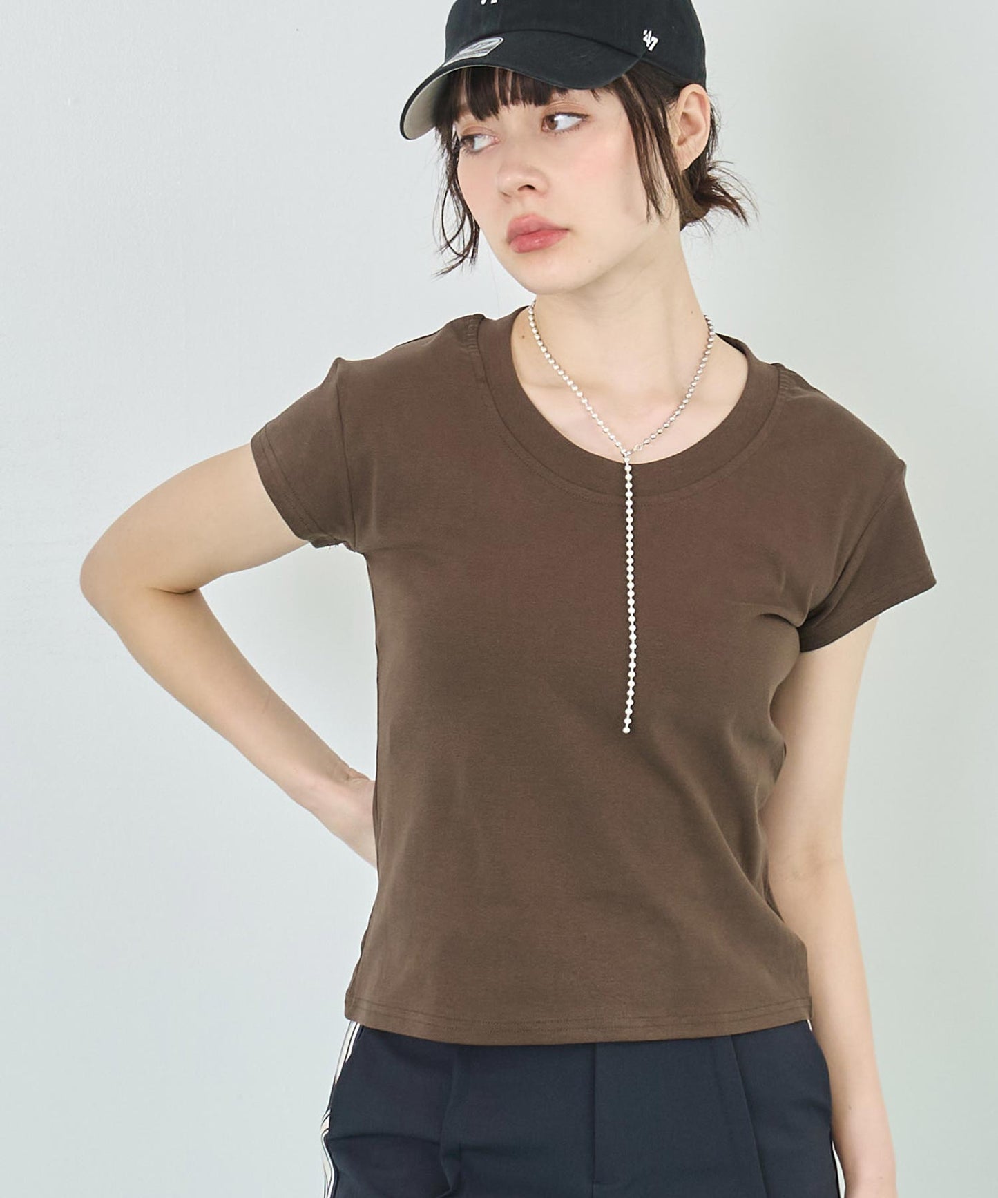 シンプル ノーマル Tシャツ 153-5752