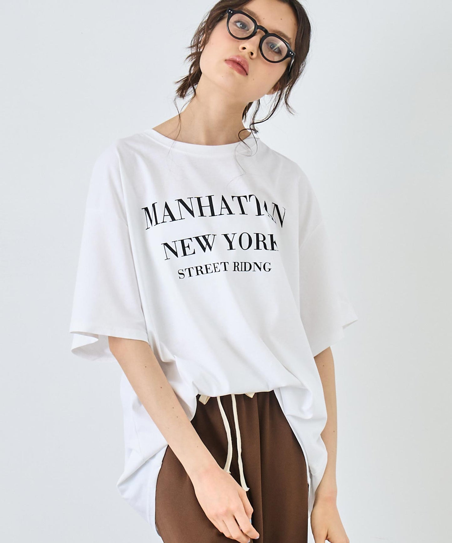 マンハッタン ロゴ Tシャツ 153-5780