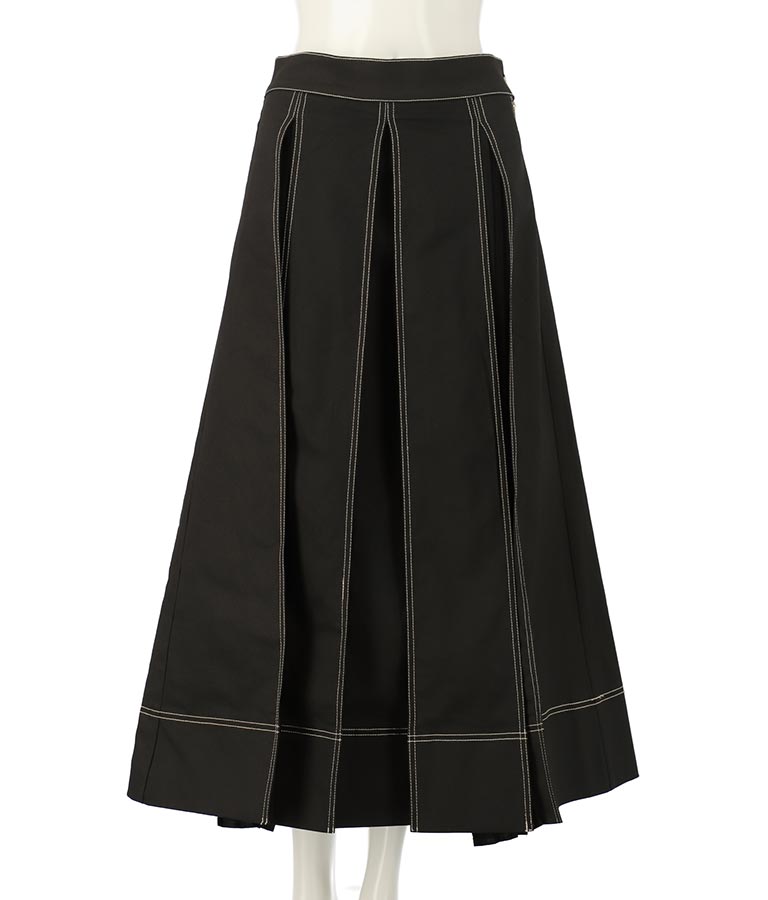 タックプリーツデザインスカート 361-8927