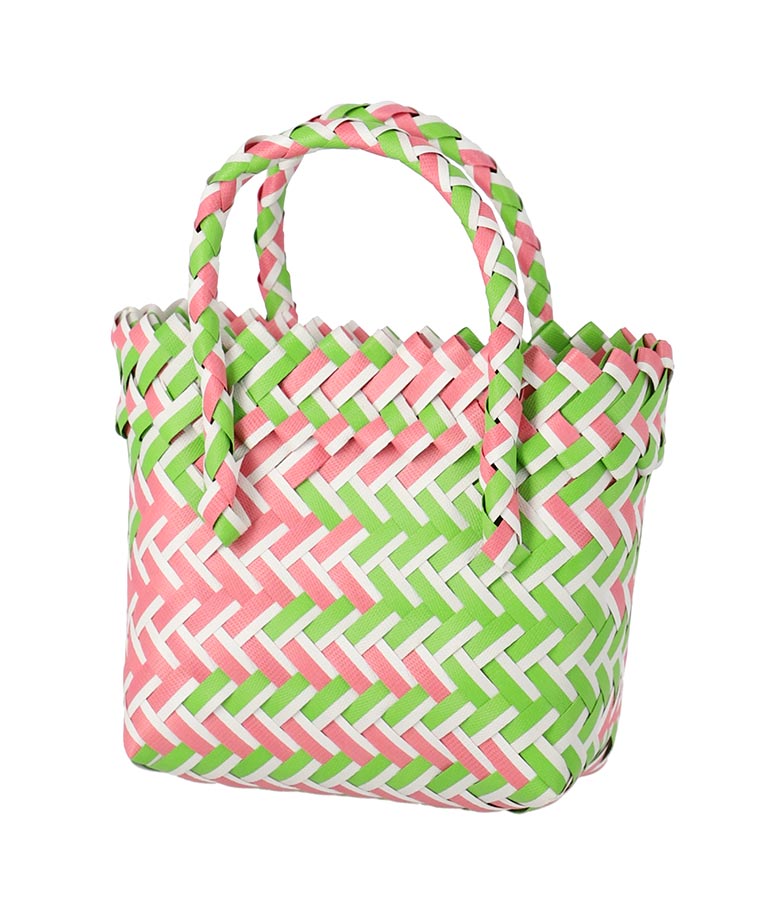 配色ミニカゴトートバッグ 819-6632