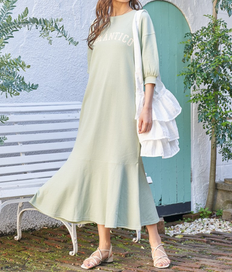 ROMANTICO ロゴ マーメイド ワンピース 527-6635