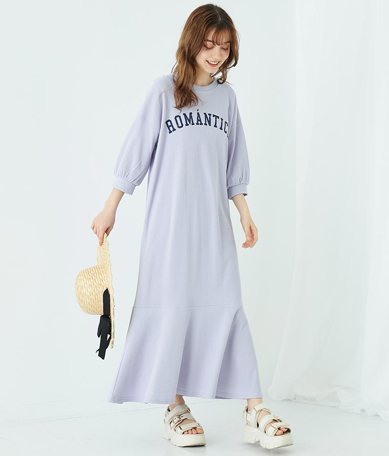 ROMANTICO ロゴ マーメイド ワンピース 527-6635