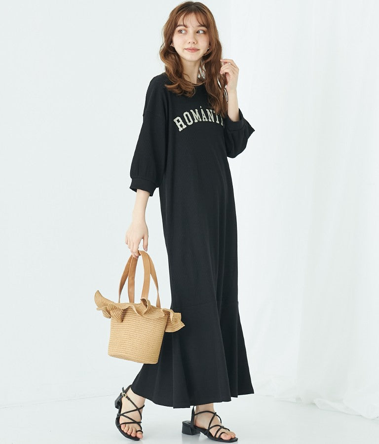ROMANTICO ロゴ マーメイド ワンピース 527-6635
