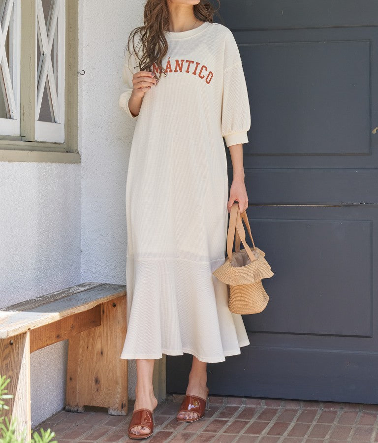 ROMANTICO ロゴ マーメイド ワンピース 527-6635
