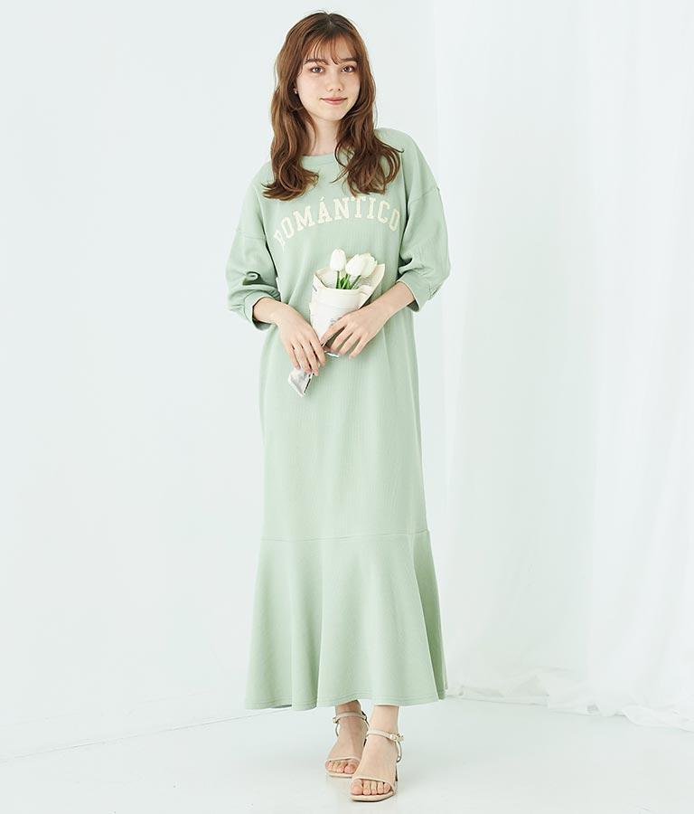 ROMANTICO ロゴ マーメイド ワンピース 527-6635