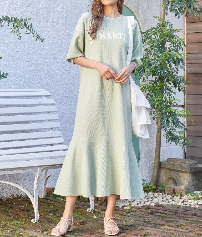 ROMANTICO ロゴ マーメイド ワンピース 527-6635