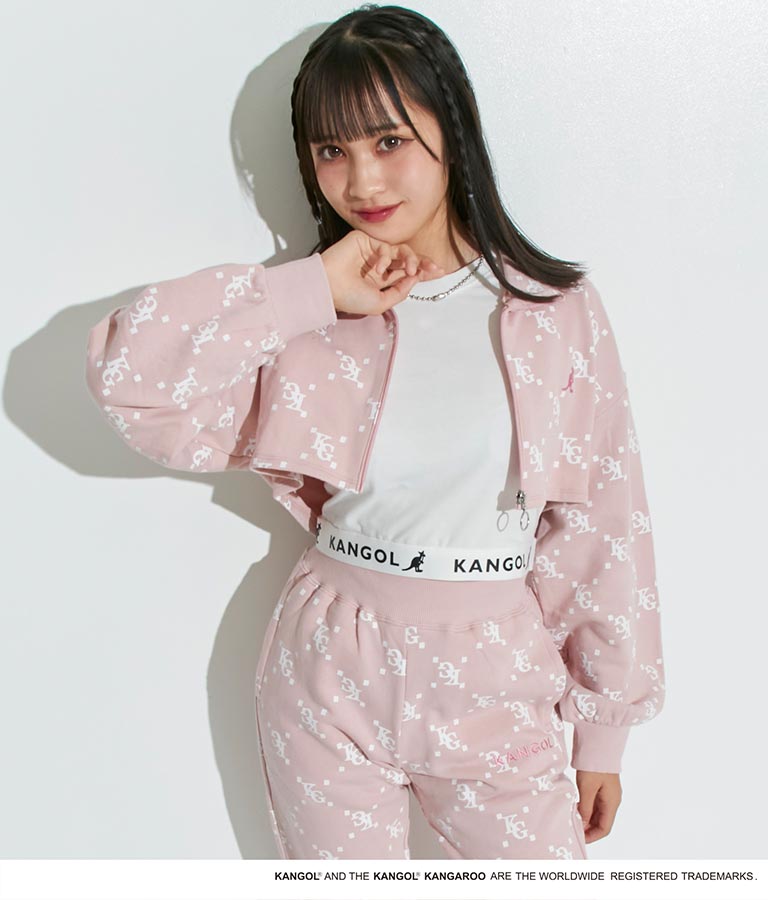 ANAP R+S × KANGOL KIDS モノグラム 柄 3点セット 918-7058