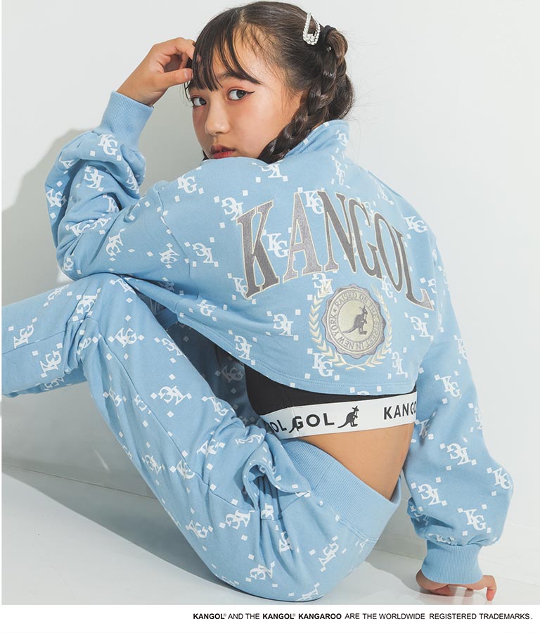 ANAP R+S × KANGOL KIDS モノグラム 柄 3点セット 918-7058
