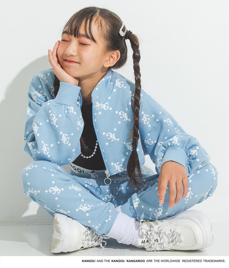 ANAP R+S × KANGOL KIDS モノグラム 柄 3点セット 918-7058