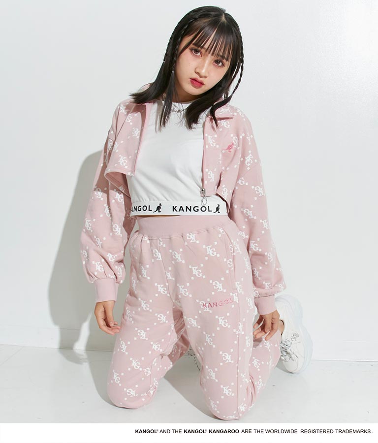 ANAP R+S × KANGOL KIDS モノグラム 柄 3点セット 918-7058