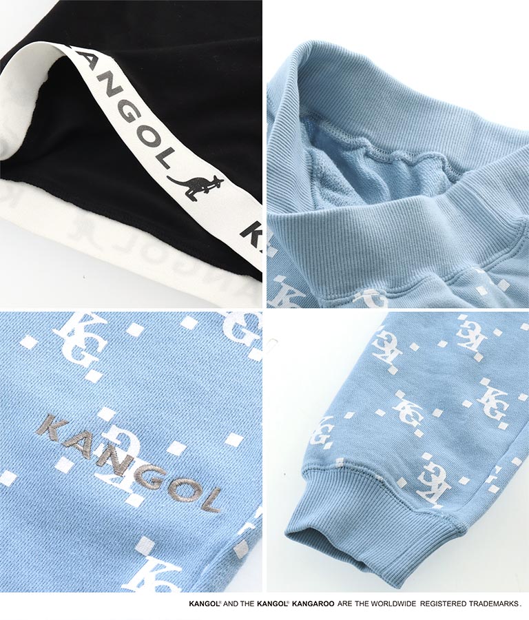 ANAP R+S × KANGOL KIDS モノグラム 柄 3点セット 918-7058