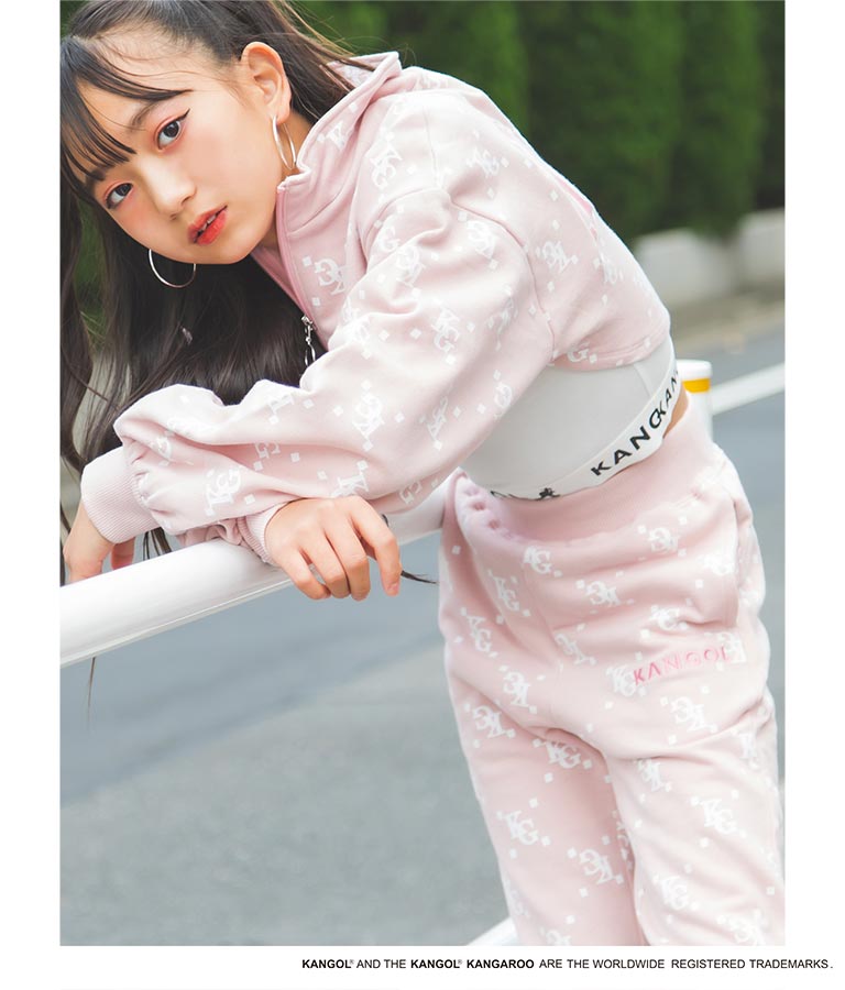 ANAP R+S × KANGOL KIDS モノグラム 柄 3点セット 918-7058