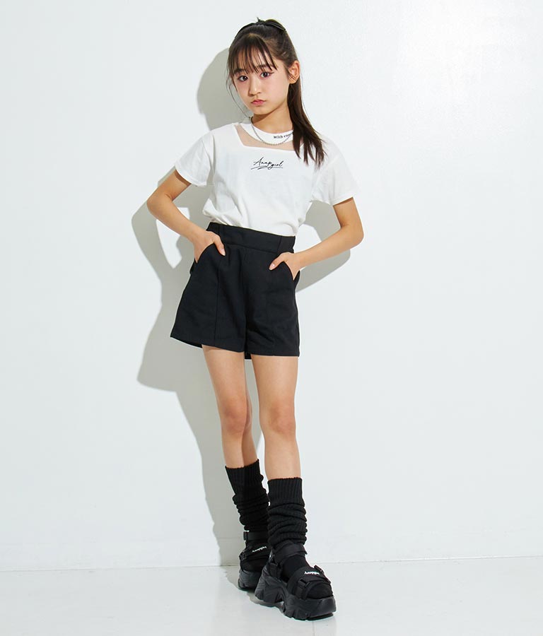 センター ステッチ ショート パンツ 912-7146