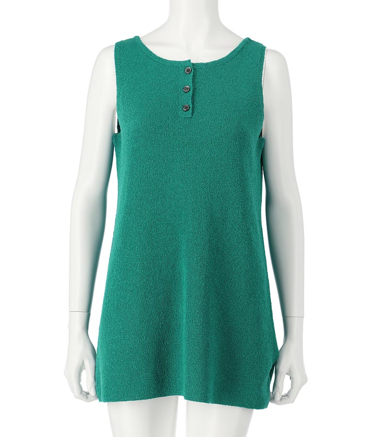 ポコポコニット前後2WAYタンクチュニック【セットアップ着用可】 853-6621