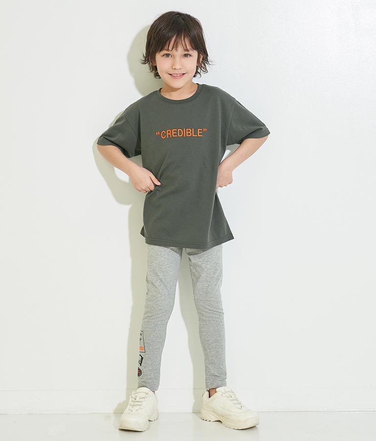3D刺繍 ビッグ Tシャツ【親子お揃い】 423-3046