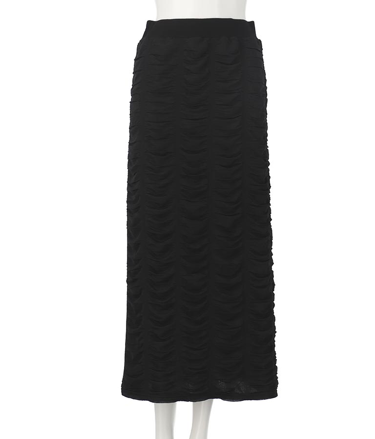 シャーリングドレープナロースカート 361-9036