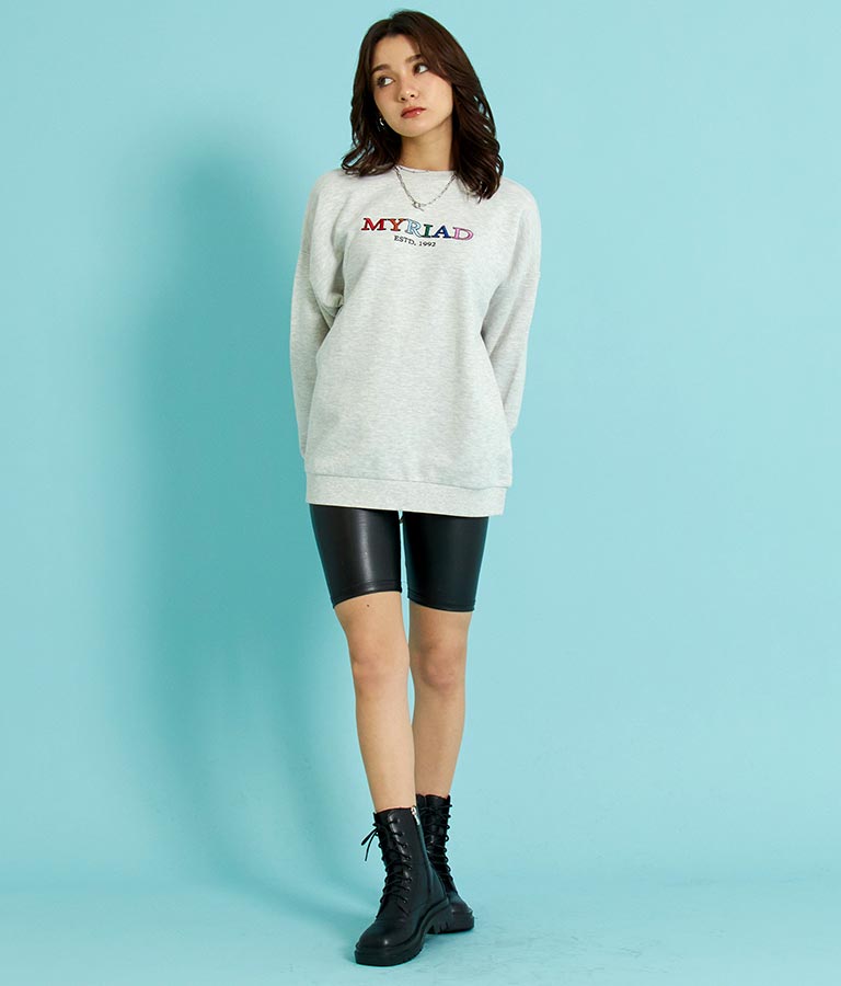 カラフル 刺繍 トレーナー 793-8724