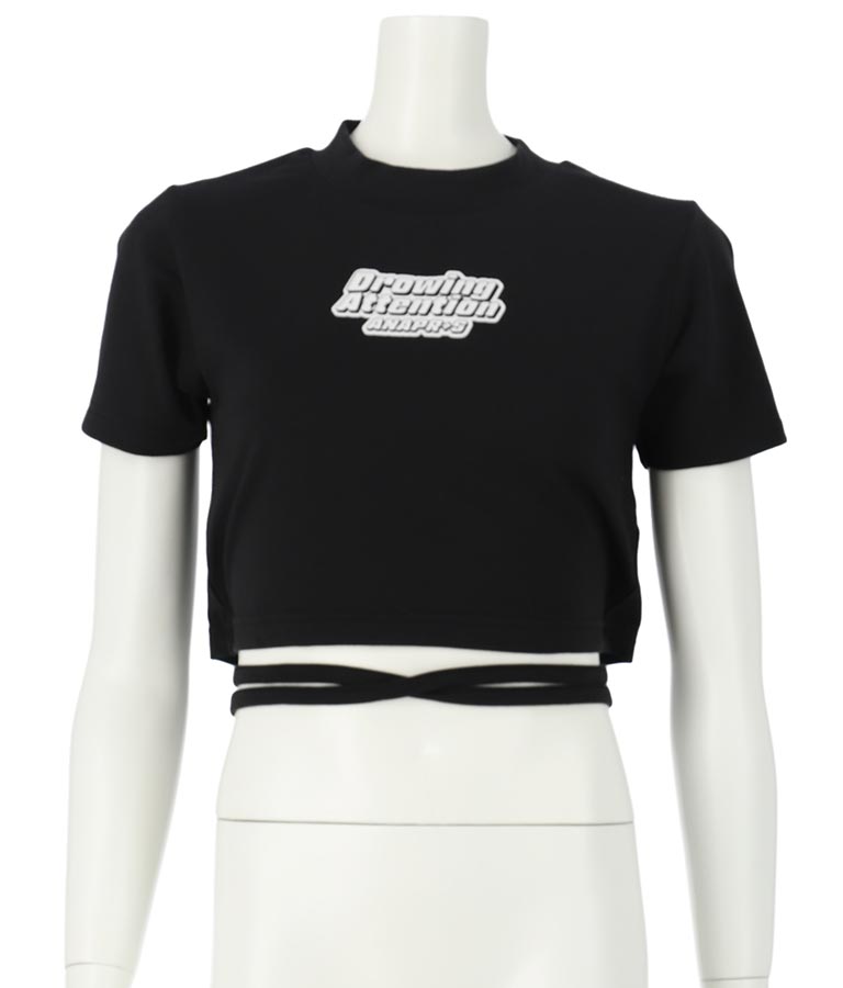 R+SデザインスピンドルミニトップスTシャツ 913-7114