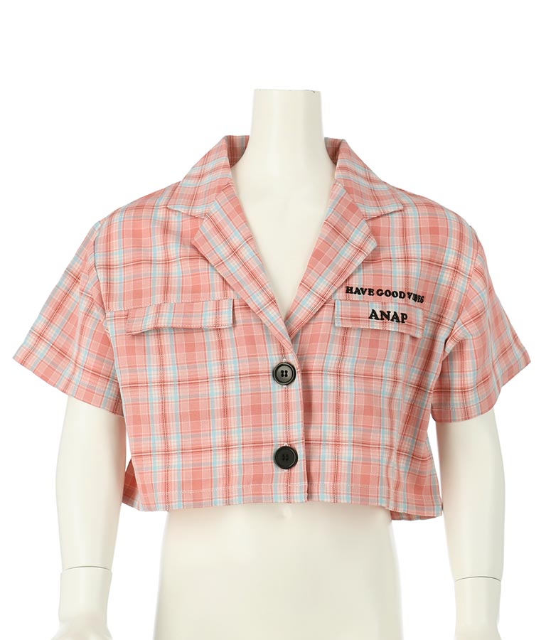 チェック ショート ジャケット 【ワッチャプリマジ!コラボ】 424-2962