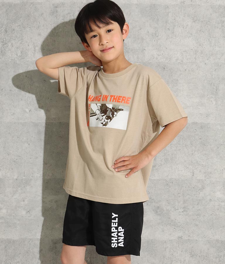 フォト ペイント プリント ビッグ Tシャツ 423-2796
