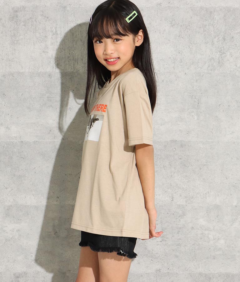 フォト ペイント プリント ビッグ Tシャツ 423-2796